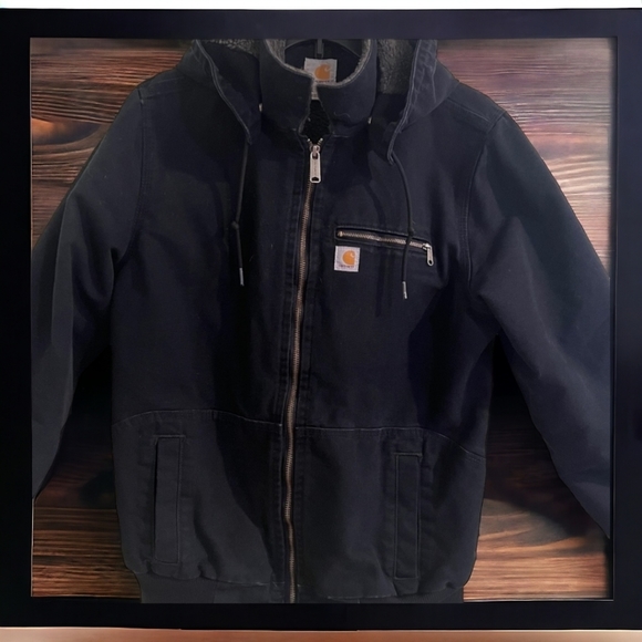 Carhartt Weathered Wildwood Yellowstone Beth Dutton Jacket in Black L - Picture 10 of 10